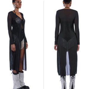 Long Lightweight Mesh Duster